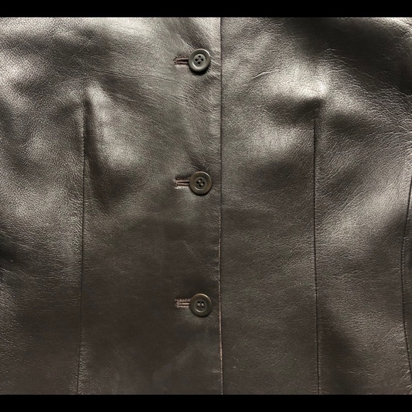 Jones New York Leather Jacket - Picture 2 of 8